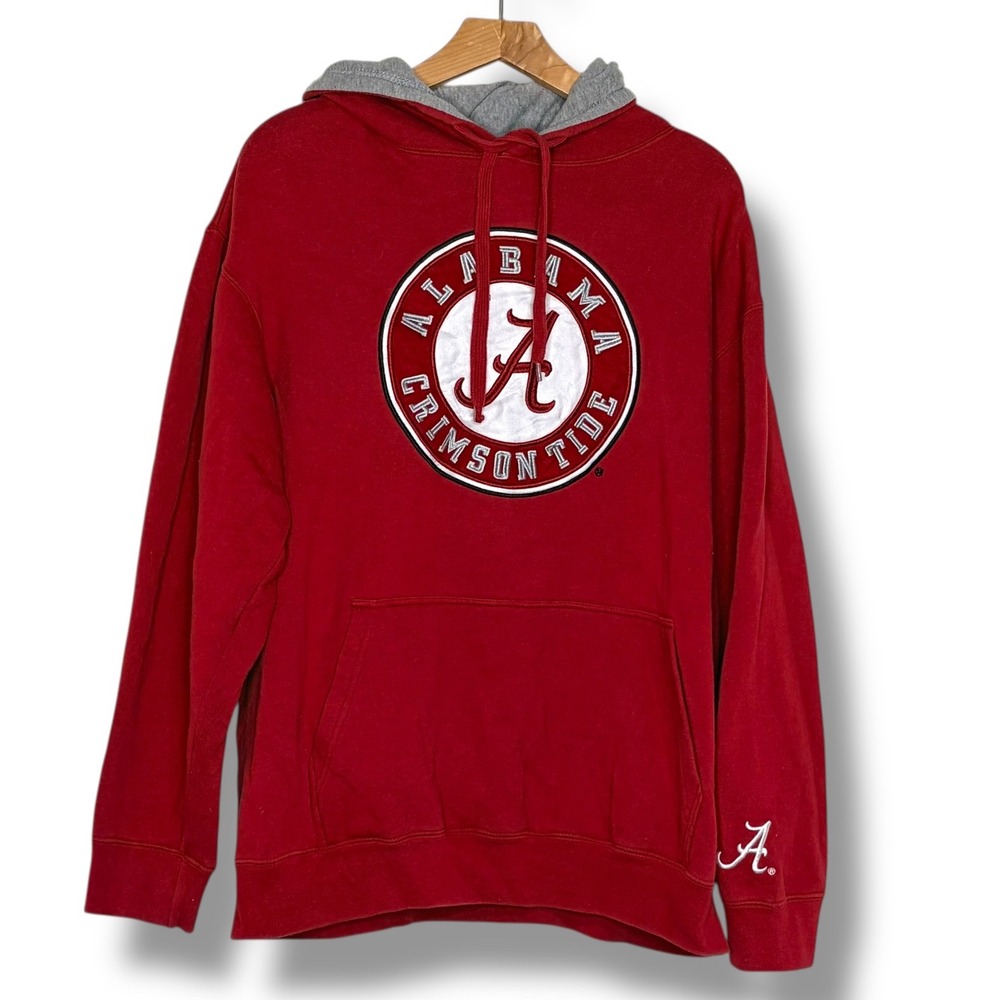 Alabama‎ Crimson Tide Red Hoodie Pullover Sweatshirt UA NCAA College Fan Gear